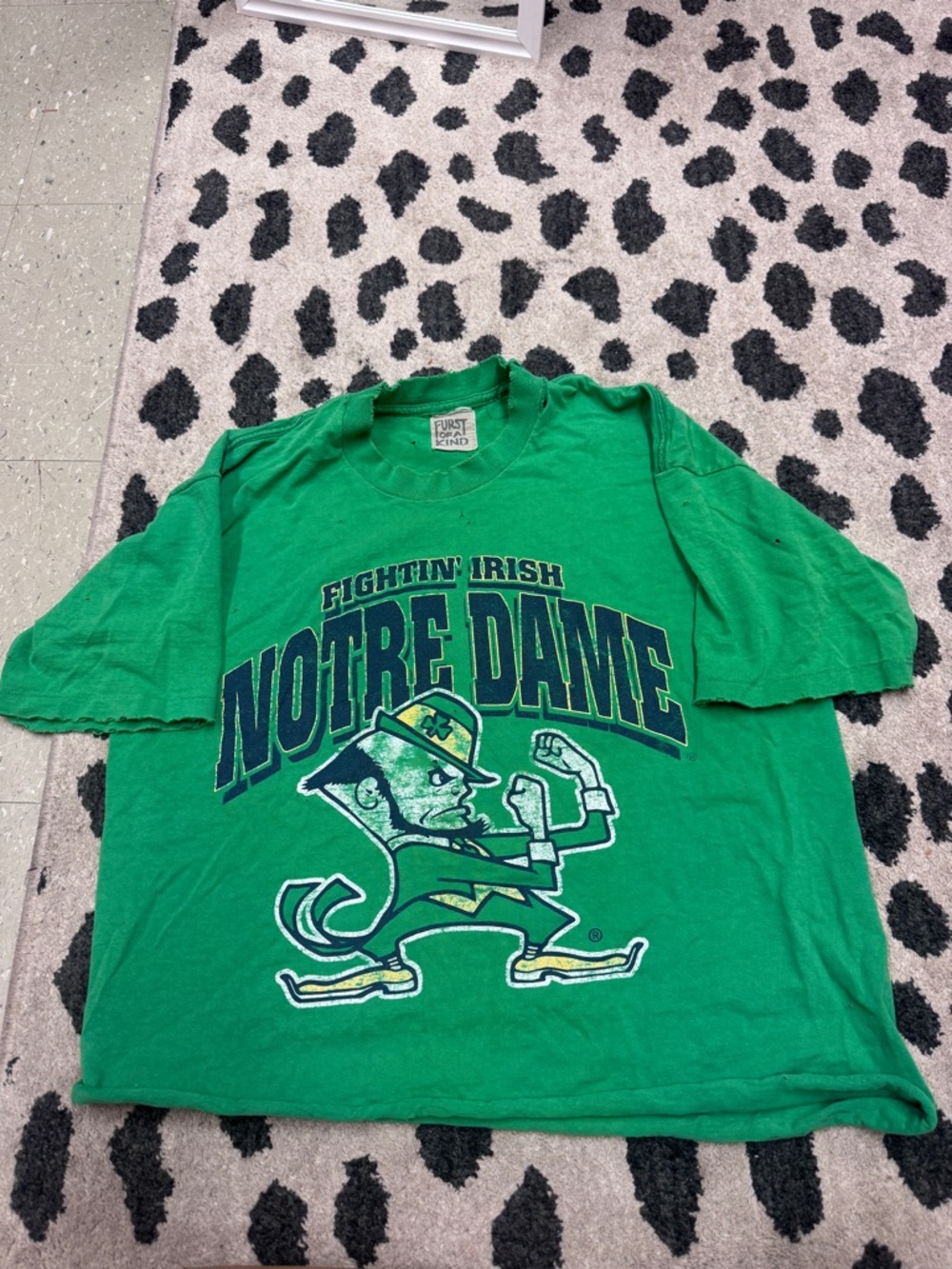 Notre Dame Fighting Irish Green Graphic Tee
